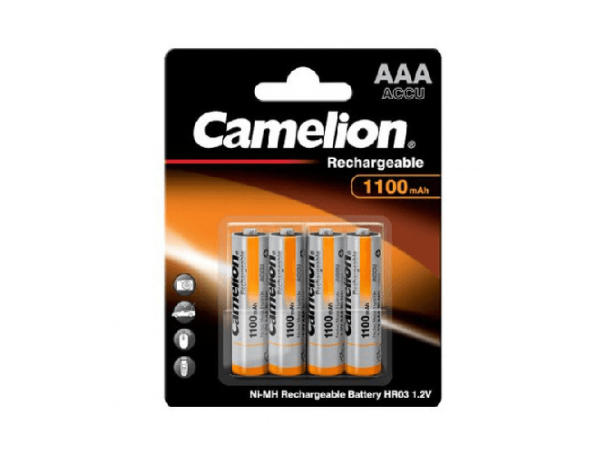 Camelion NH-AAA1100BP4 Batteria ricaricabile Mini Stilo AAA Nichel-Metallo Idruro (NiMH)