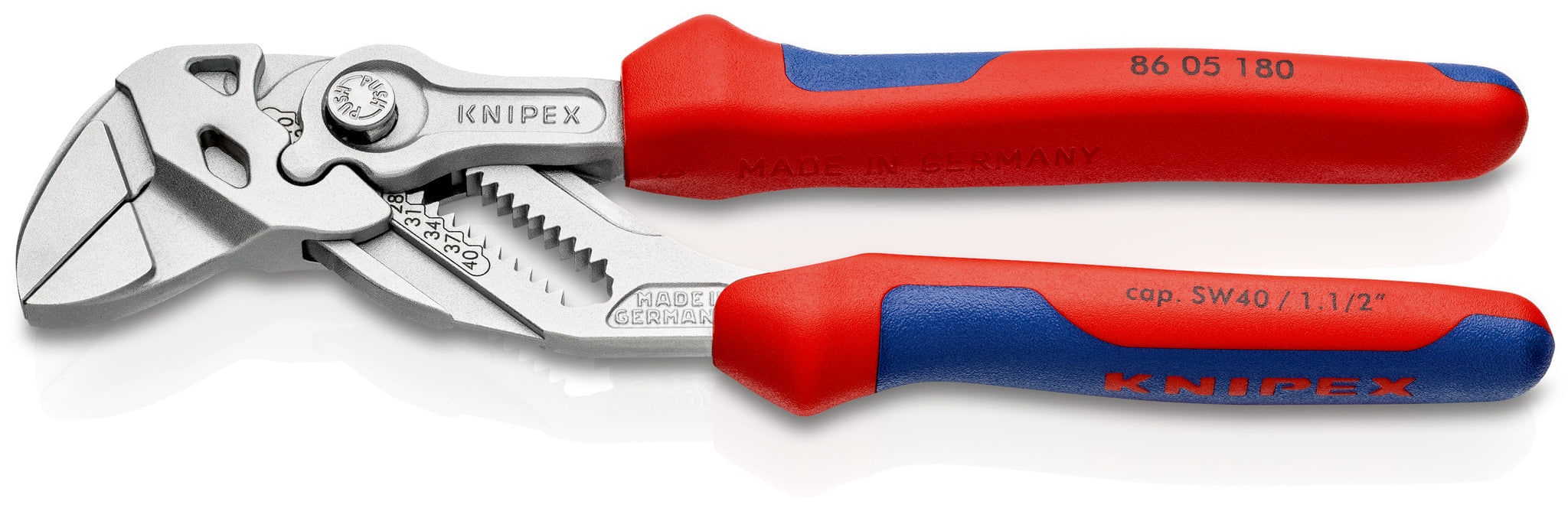 Knipex Pinza chiave KNIPEX 180 mm confezione self-service Knipex 86 05 180 SB