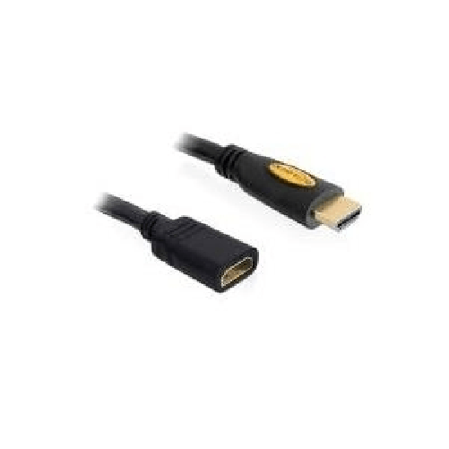 Delock Anschlsse High Speed HDMI-A 19 Pin Stecker High Speed HDMI-A 19 Pin Buchse High Speed HDMI with Ethernet (HEC DeLOCK 2m HDMI cavo HDMI HDMI t