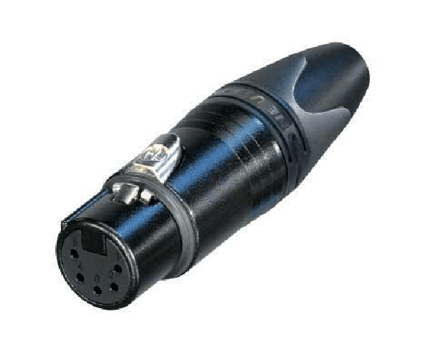 Neutrik NC5FXX-B cavo di collegamento XLR Nero