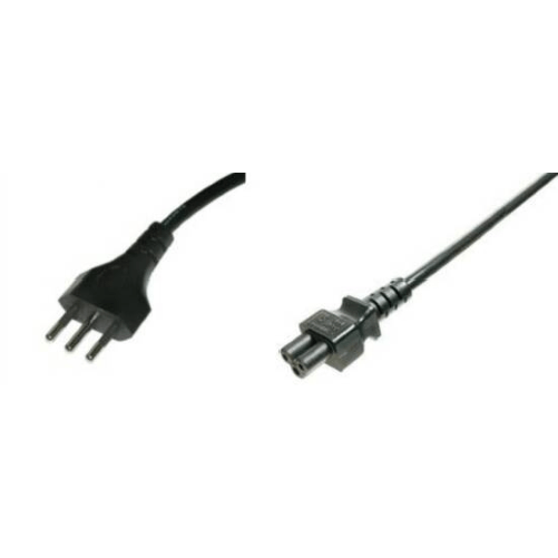 Link cavo alimentazione spina italiana tripolare 10a - presa compaq tripolare c5 mt 1.80 Link Accessori LKC518 cavo di alimentazione Nero 1,8 m CEI 23