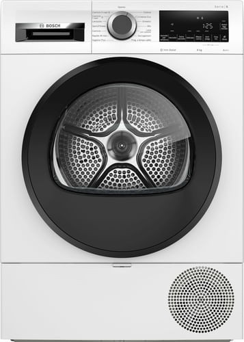 Bosch Serie 6 Asciugatrice a pompa di calore , 8 kg, Cl. A+++, con filtro EasyClean e Vapore Iron Assist Bosch Serie 6 WQG233C0IT Asciugatrice a pompa