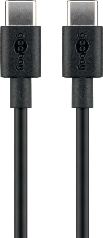 Goobay Cavo di ricarica e sincronizzazione USB-C 2 m nero - per dispositivi con connessione USB-C nero Goobay 51243 cavo USB USB 2.0 2 m USB C Nero