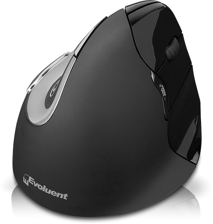 Evoluent Verticalmouse 4 mouse Bluetooth Ottico 2600 DPI (An Evoluent product. RIGHT HANDED Evoluent VerticalMouse 4 Blu Evoluent VM4RM mouse Mano des