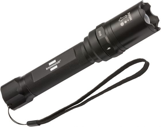 Brennenstuhl LuxPremium Selettore di messa a fuoco a batteria Torcia LED TL 400 AFS CREE Brennenstuhl 1178600201 torcia Nero Torcia a mano LED
