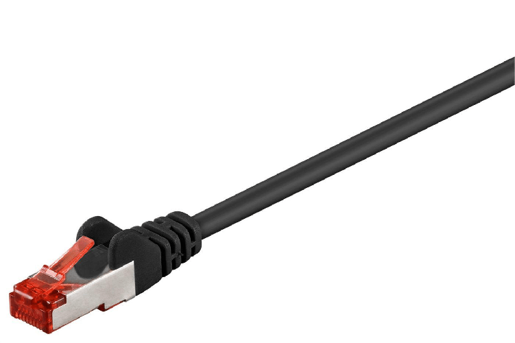 Microconnect B-FTP601S cavo di rete Nero 1 m Cat6 F/UTP (FTP)