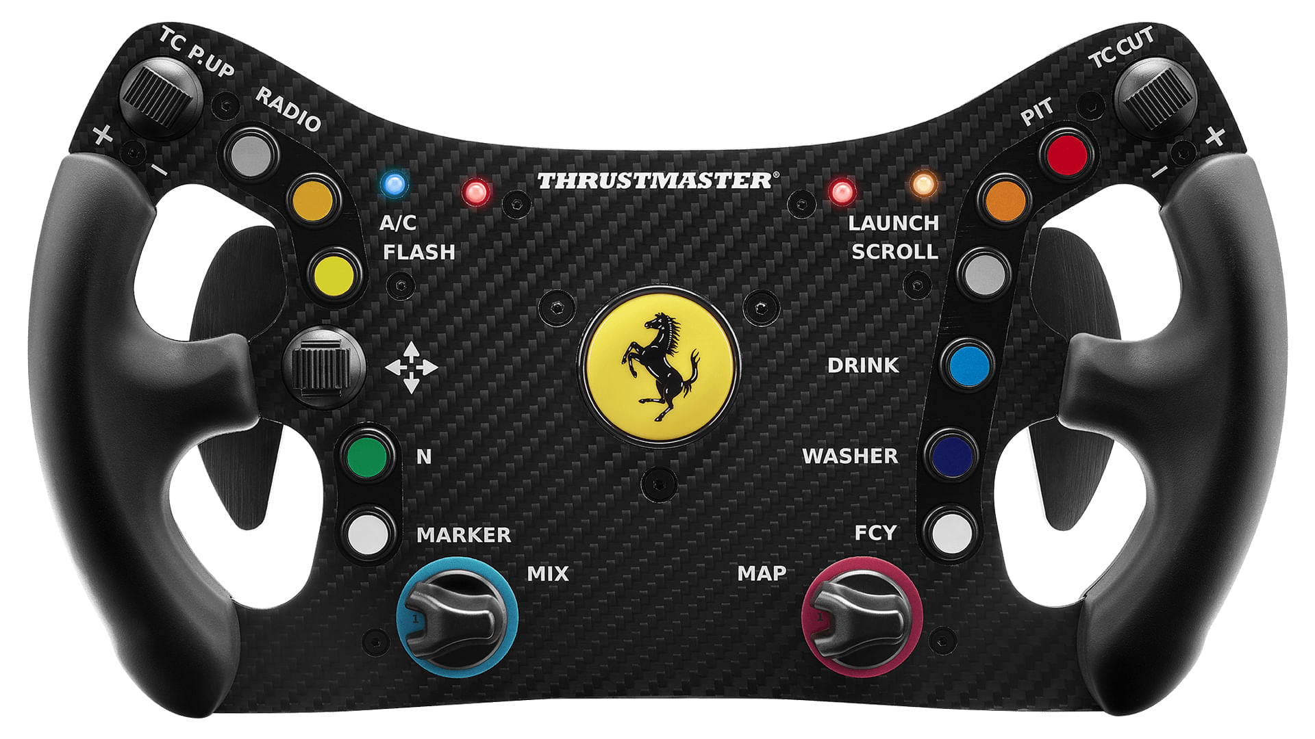 Thrustmaster Ferrari 488 GT3 Nero Volante Analogico/Digitale PC (THRUSTMASTER FERRARI 488 GT3 WHEEL ADDON) Thrustmaster Ferrari 488 GT3 Nero Volante A