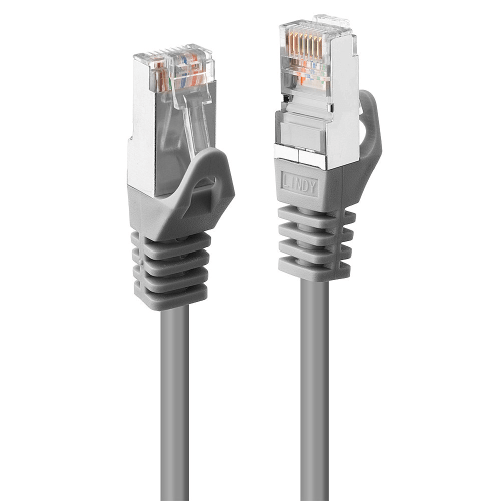 Lindy Cavo Di Rete Patch Cat.5E F Utp Cca Connettore Rj45 5M Grigio 10 Anni Di Garanzia Lindy 48394 cavo di rete Grigio 5 m Cat5e F/UTP (FTP)