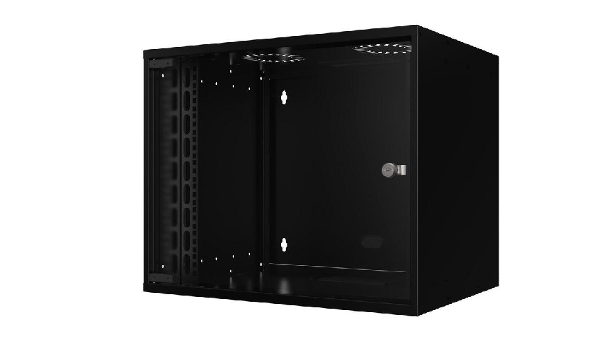 Lanview LOGON RUM09U40MNBL rack Nero (19" 9U Rack Wall Mount 565 x - 400 x 440mm SOHO - Black - - Unassembled LOGON RUM09U40MNBL rack Nero