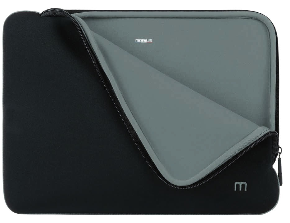 Mobilis Skin 35,6 cm (14") Custodia a tasca Nero, Grigio