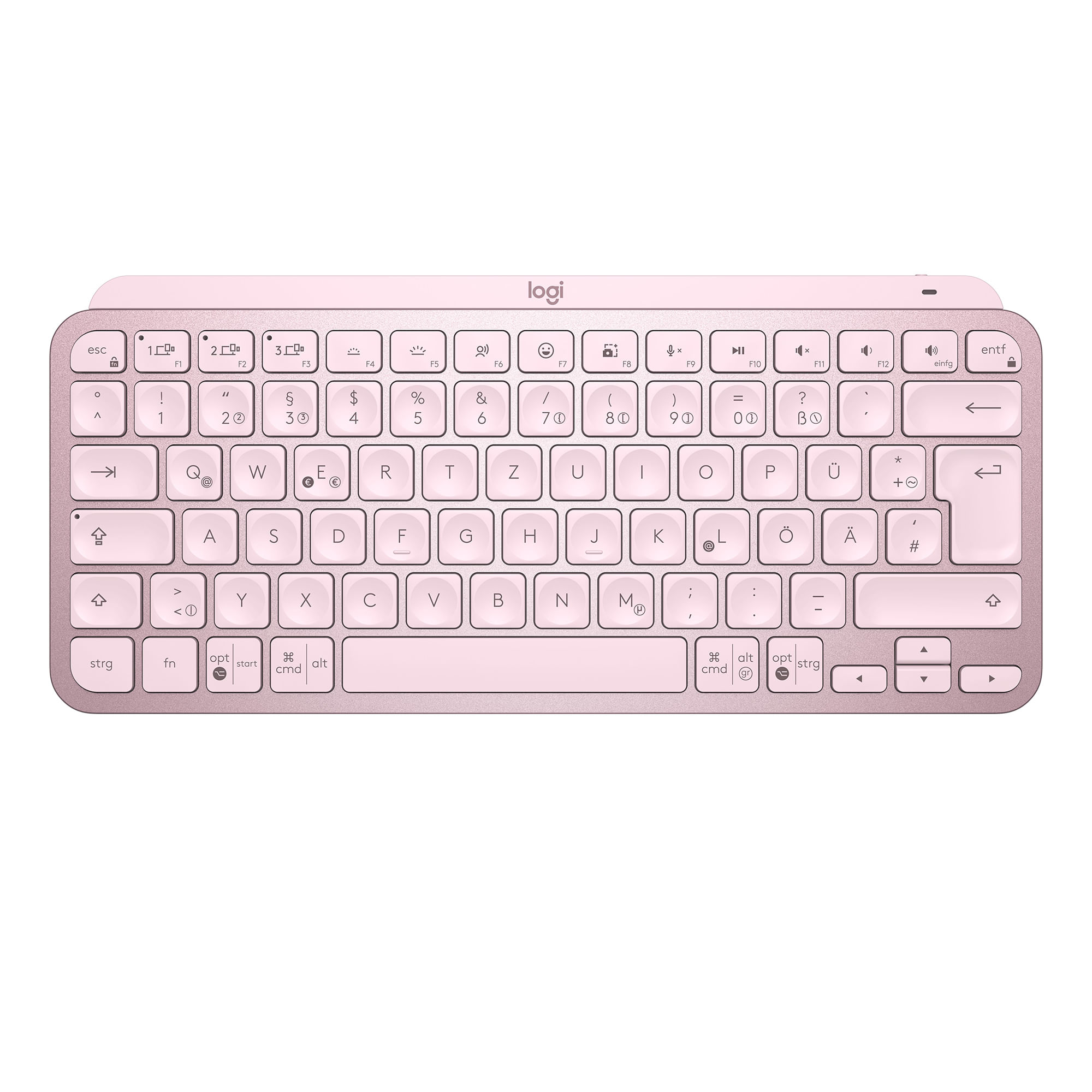Logitech MX Keys Mini tastiera RF senza fili Bluetooth QWERTY Inglese Rosa (MXKEYS MINI WRLS ILLUMINATED KB - ROSE - US Logitech MX Keys Mini tastier
