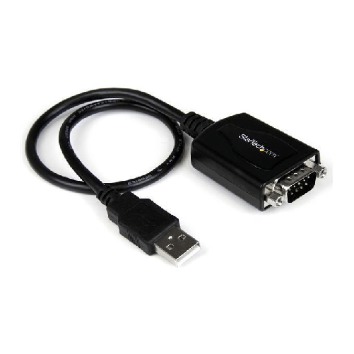 StarTech.com Cavo Adattatore USB 2.0 a Seriale RS232 DB9 con interfaccia COM - Adattatore professionale USB a DB9 / RS232 ad 1 porta