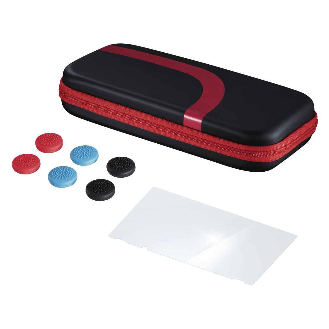 Hama 00054686. Typ: Set, Plattform: Nintendo Switch, Produktfarbe: Schwarz, Rot Hama 00054686 parte e accessorio per console da gioco Set
