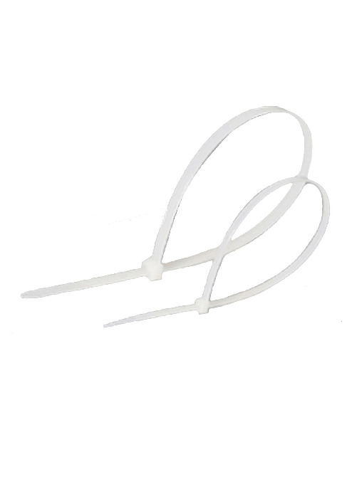 Lanview LVT551010 fascetta Fascetta a strappo Nylon Bianco 100 pz