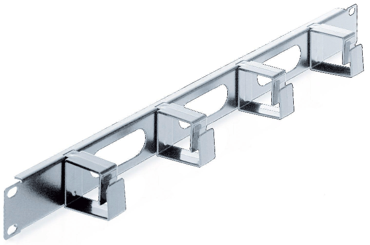Intellinet 19 Cable Management Panel 1U Pannello di gestione del cavo (19IN CABLE MANAGEMENT PANEL 1U- - 4 SHORT PLASTIC Intellinet 19" Cable Manageme