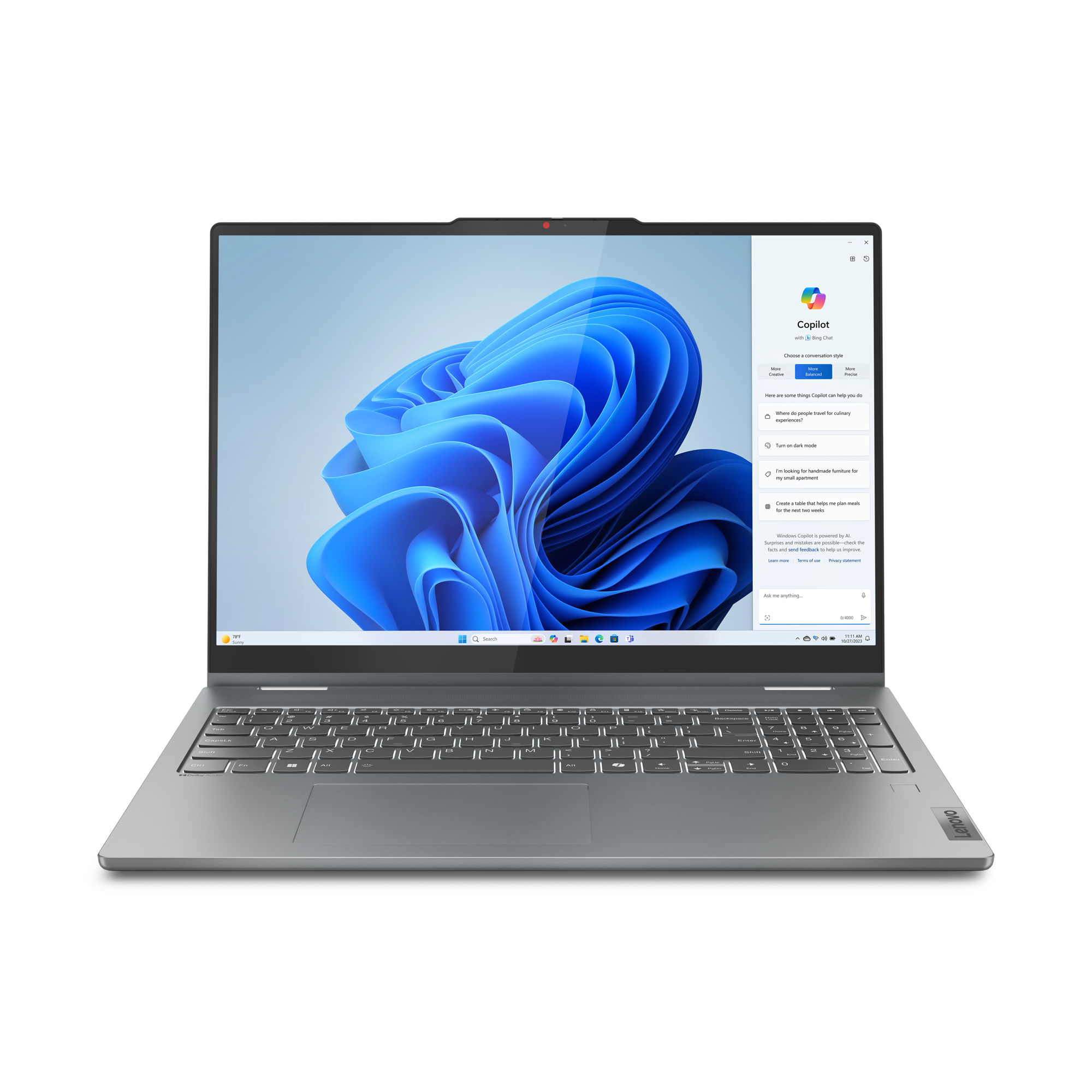 Lenovo IdeaPad 5 2-in-1 16AHP9 AMD Ryzen 5 8645HS Ibrido (2 in 1) 40,6 cm (16") Touch screen WUXGA 16 GB LPDDR5x-SDRAM 512 GB SSD Wi-Fi 6E (802.11ax)