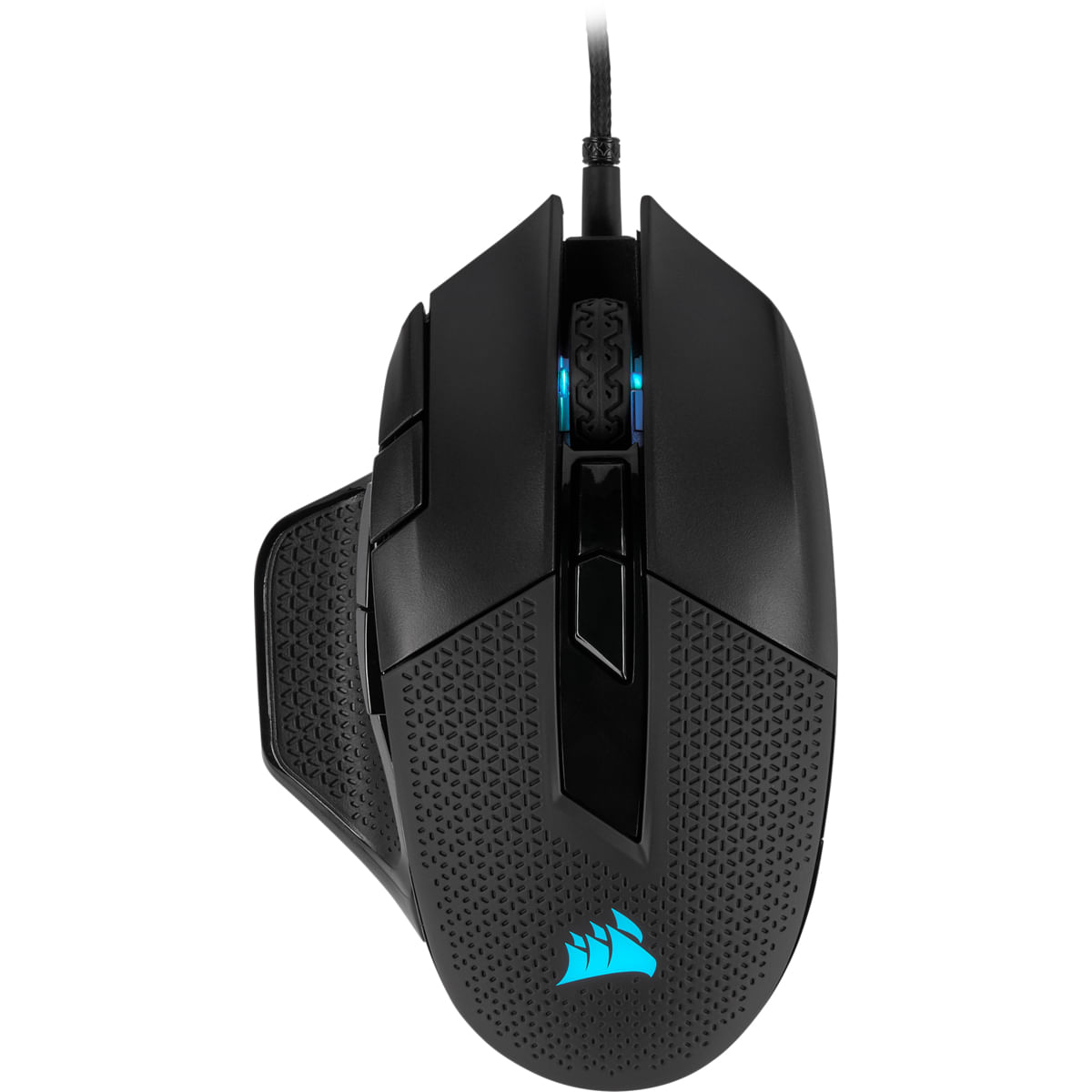 Corsair Nightsword RGB mouse Mano destra USB tipo A Ottico 18000 DPI (CORSAIR NIGHTSWORD RGB TUNABLE MOUSE) Corsair Nightsword RGB mouse Gaming Mano d