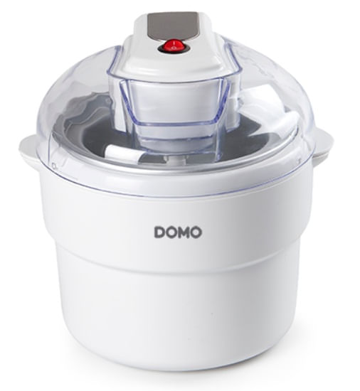 Domo Farbe wei Fassungsvermgen 1l Khlung Kltespeicher Domo DO2309I macchina per gelato 1 L Bianco