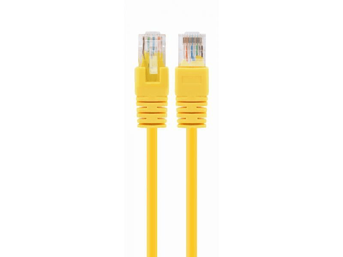 Cablexpert Gembird Patch Cord Cat.5e UTP 0.25m cavo di rete Giallo 0,25 m Cat5e U/UTP (UTP) Gembird Patch Cord Cat.5e UTP 0.25m cavo di rete Giallo 0,