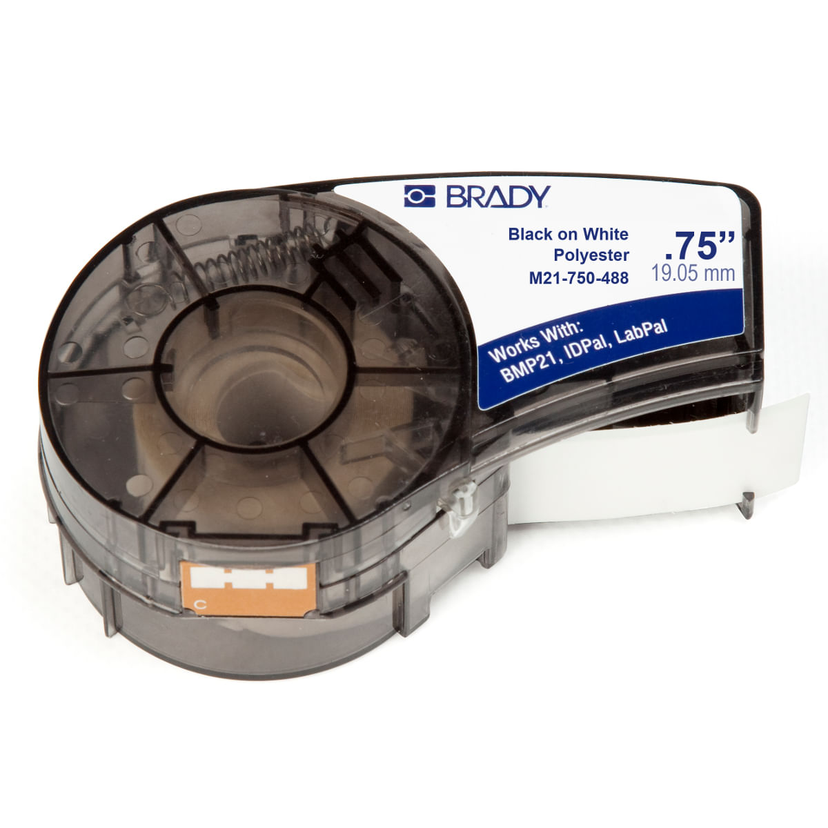 Brady Etichetta per stampante Brady M21-750-488 Etichetta per stampante autoadesiva nera - bianca (110936) Brady M21-750-488 etichetta per stampante N