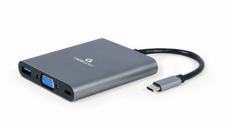 Cablexpert Gembird A-CM-COMBO6-01 replicatore di porte e docking station per laptop USB 3.2 Gen 1 (3.1 Gen 1) Type Gembird A-CM-COMBO6-01 replicatore