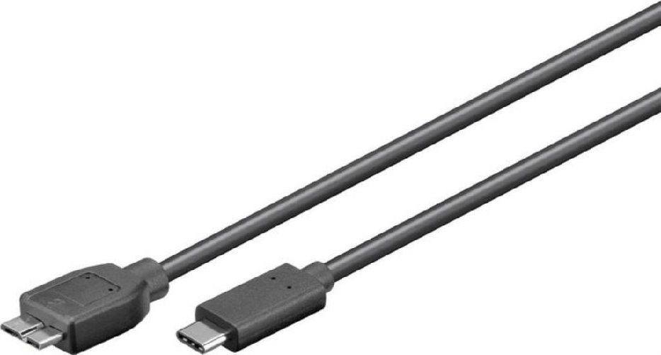 Microconnect USB3.1CAMIB3.06 cavo USB USB 3.2 Gen 2 (3.1 Gen 2) 0,6 m USB C Micro-USB B Nero
