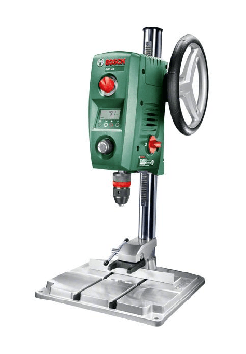 Bosch Anschluss 230 V Motorleistung 710 W Bohrfutter 15-13 mm Bohr- (Stahl/Holz) max. 13/40 mm Bohrtiefe max Bosch PBD 40 trapano a colonna Senza