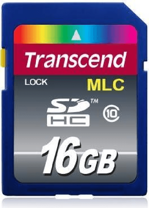 Transcend - Flash-Speicherkarte - 16 GB - Class 10 - SDHC Transcend 16GB SDHC Class 10 Classe 10
