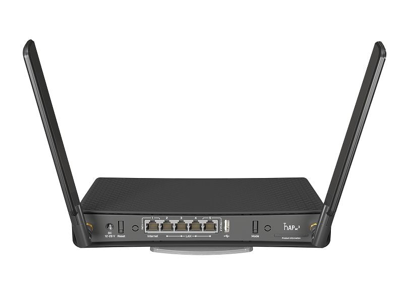 MikroTik hAP ac3 RBD53iG-5HacD2HnD Router wifi AC Dual Band 5x RJ45 1000Mb/s 1x PoE 1x USB Mikrotik hAP ac³ router wireless Gigabit Ethernet Dual-ba