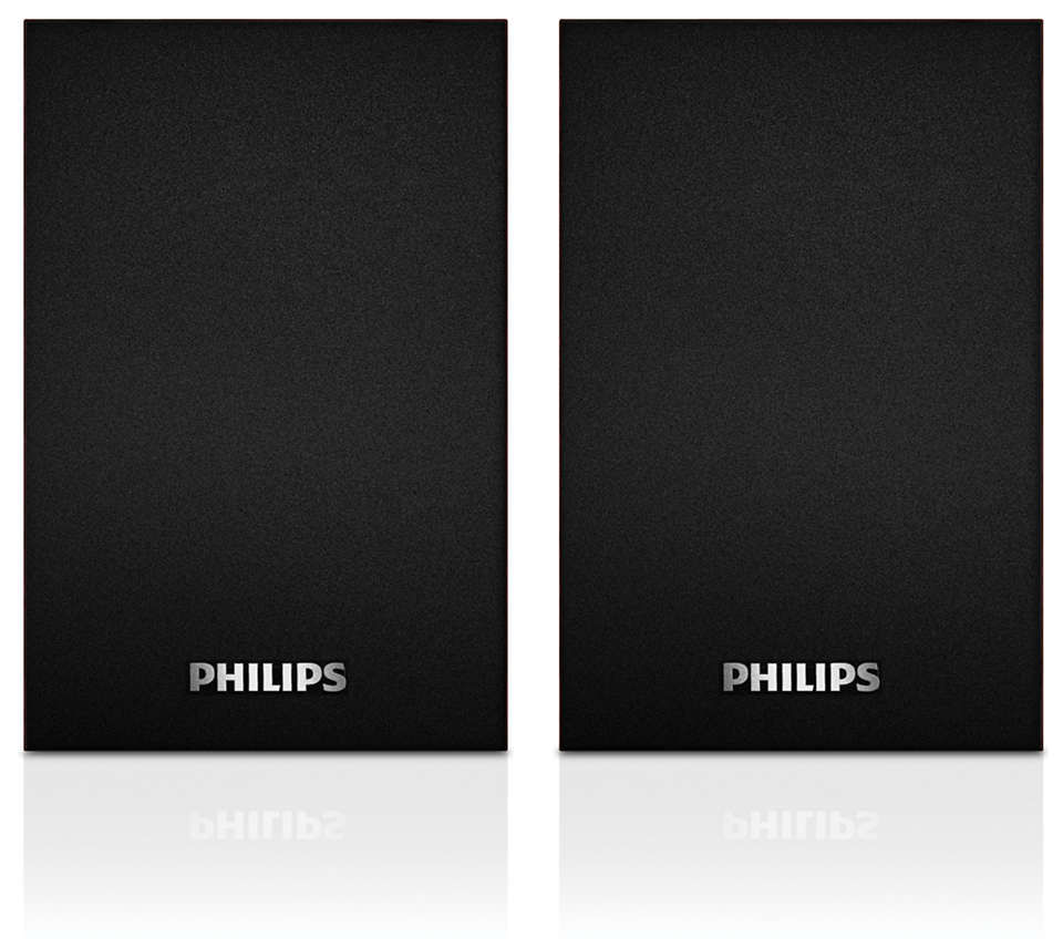 Philips SPA20/00 altoparlante 2-vie Nero Cablato 7 W