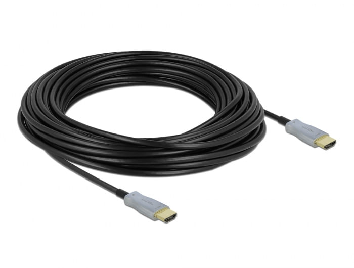 Delock Anschlsse 1 x HDMI-A Stecker 1 x HDMI DeLOCK Cavo ottico attivo HDMI 4K 60 Hz 15 m