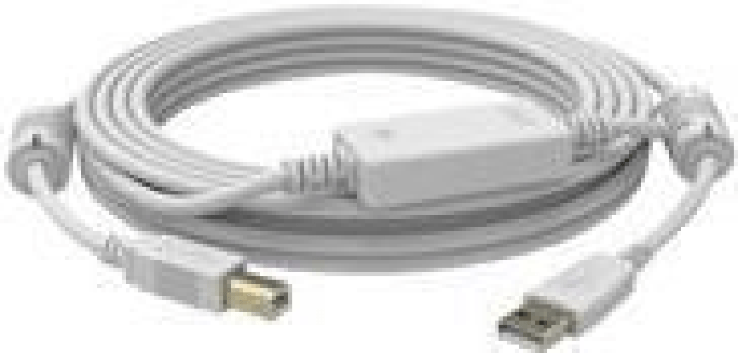 Vision TC 15MUSB/BL cavo USB 15 m USB 2.0 USB A USB B Nero (VISION Professional installation-grade USB 2.0 active cable Vision TC 15MUSB+/BL cavo USB