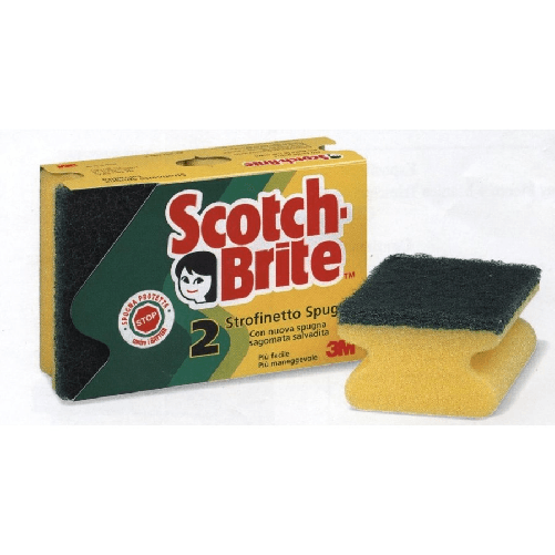 Spugna Fibra Salvadita Scotch-Brite 2 Pezzi A26