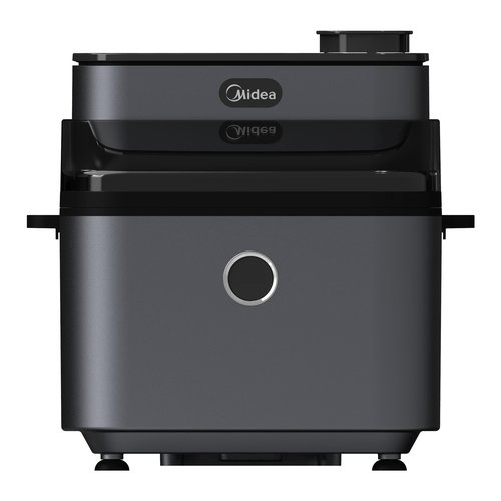Midea MF-CY75A2 Friggitrice ad Aria Fornetto Capacita' 7 Litri Potenza 1650 Watt con Funzione Vapore colore Nero