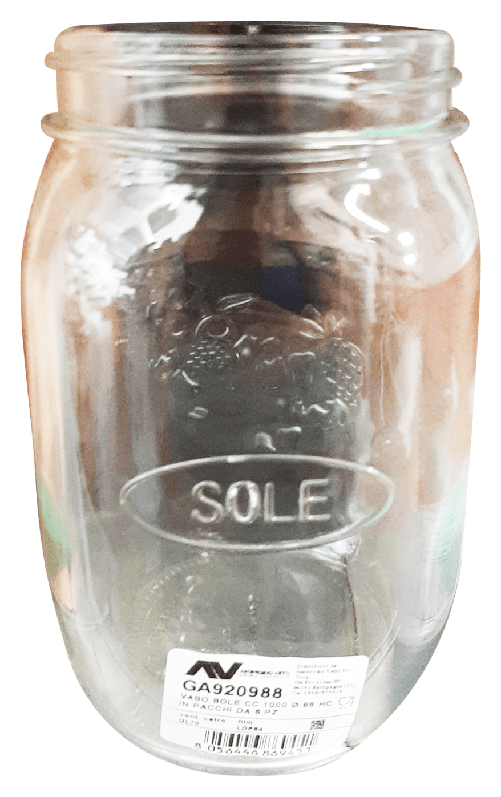 In Vaso In Vetro 1000 Cl. Av74153 Made In Italy