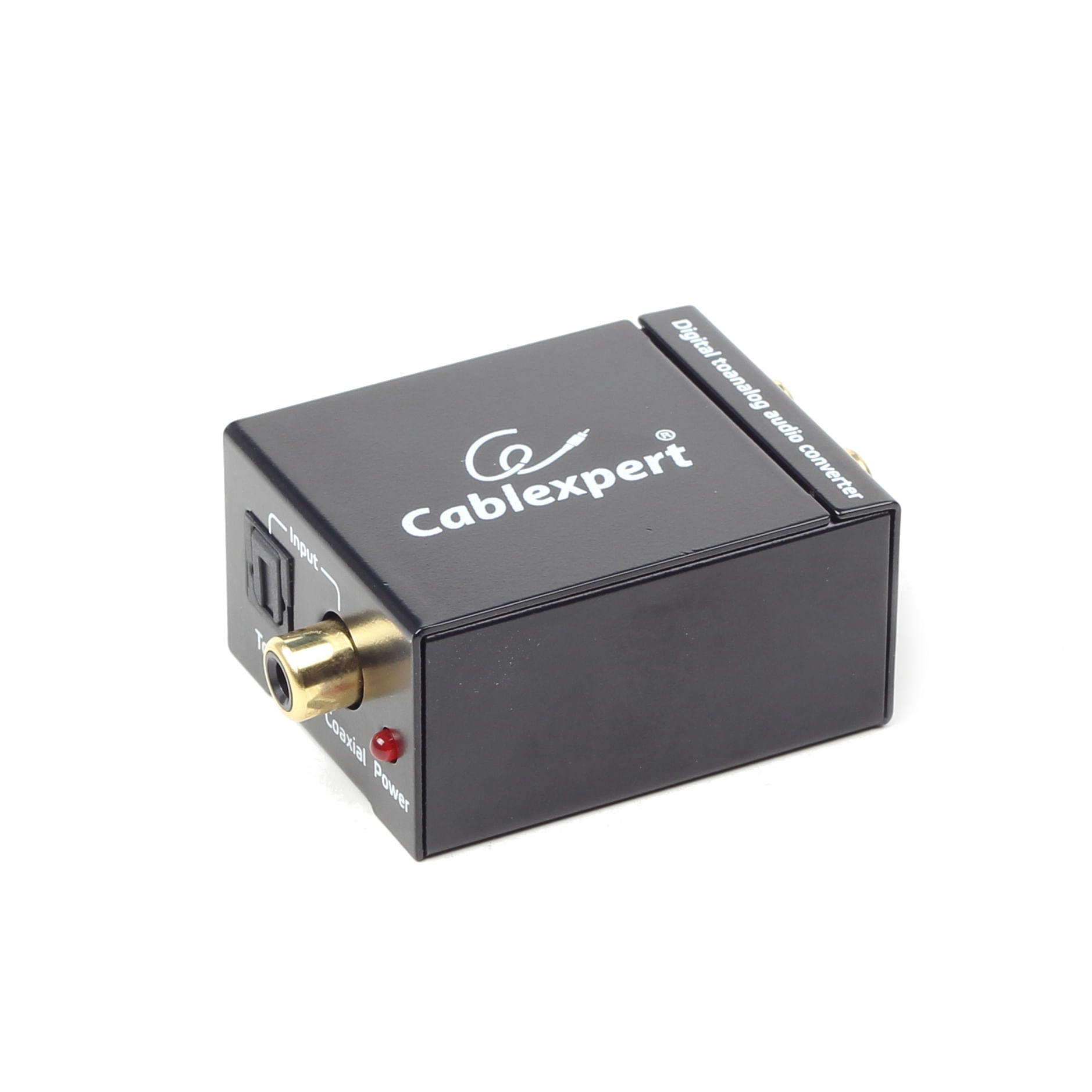 CableXpert 32 - 44.1 - 48 - 96kHz - 5V - 0.5W - DSC-OPT-RCA-001 Gembird DSC-OPT-RCA-001 convertitore audio Nero