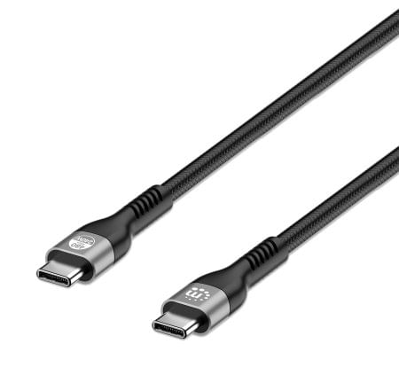 Manhattan 356367 cavo USB 2 m USB 2.0 USB C Nero (USB-C to USB-C Cable 240W 2m Male to Male Black 480 Mbps USB 2.0 Exten Manhattan 356367 cavo USB USB