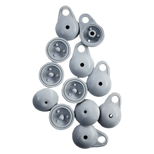 Arisol Bottoni Ferma Stuoia Set 6 Pezzi Grigio