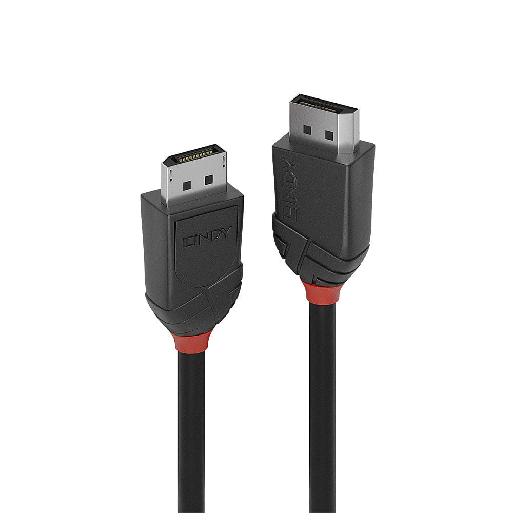 Lindy 36491 cavo DisplayPort 1 m Nero (LINDY 36491 1M DISPLAYPORT CABLE BLACK LINE) Lindy 36491 cavo DisplayPort 1 m Nero
