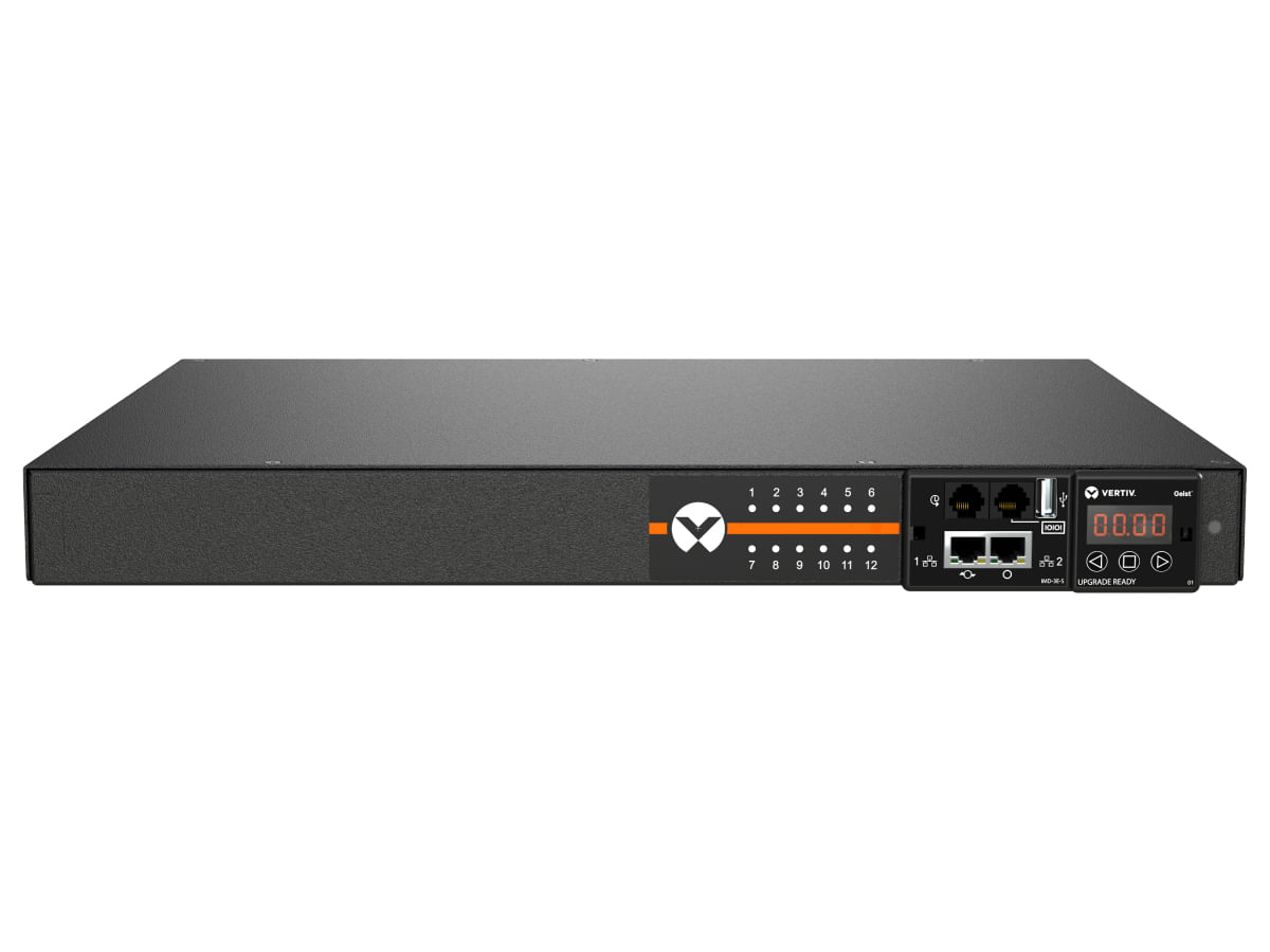 Vertiv Geist MUU3E1R5-12CF17-2C20A9H00-S unit di distribuzione dell'energia PDU 12 presae AC 0U Nero (VERTIV GEIST RACK Vertiv Geist MUU3E1R5-12CF17-