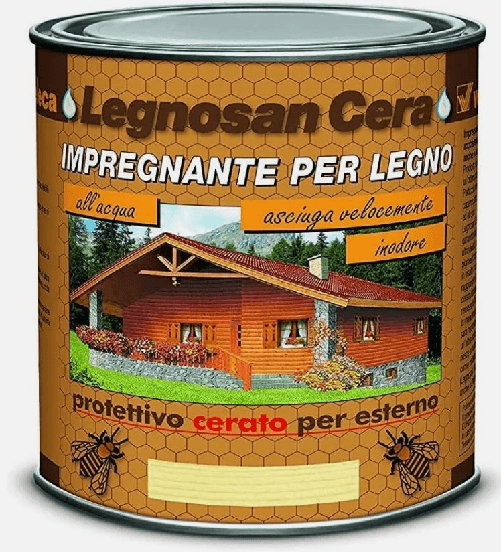 Veleca impregnante cera Legnosan Castagno 750 ml