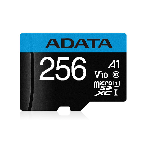 Adata Micro SDXC 256GB UHS-I CLASS10 A1 - Extended Capacity SD (MicroSDHC) (AUSDX256GUICL10A1-RA1) ADATA Premier 256 GB MicroSDXC UHS-I Classe 10