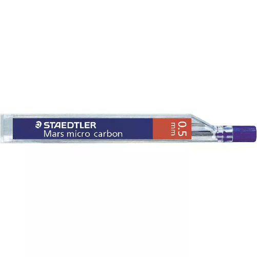 Staedtler Mars micro carbon 250 0.5mm 12 leads mina 2H