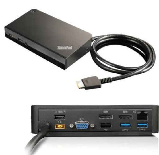 Lenovo 03X6300 replicatore di porte e docking station per notebook Cablato OneLink Nero (DOCK BO of OL Dock - Warranty 3 Lenovo 03X6300 replicatore di