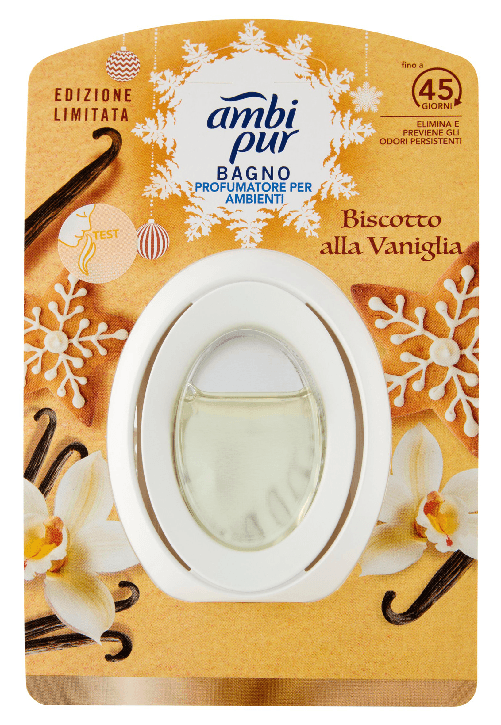 Ambi-Pur Assorbiodori Casa Gel Bagno Vaniglia Made In Italy