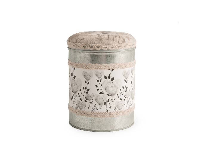 Barattolo Zinco Chelsea tondo10x14 1017 Home