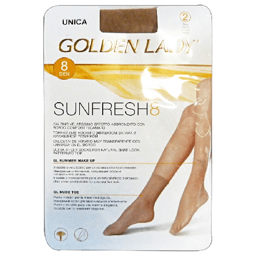 Calzino Sunfresh Eff.Abbronz.2 Paia 1J Sahara