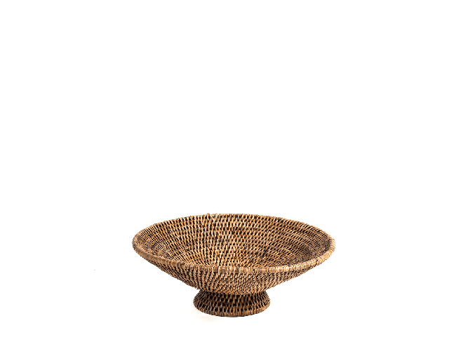 Centrotavola H&H 30X10 Ovale Rattan