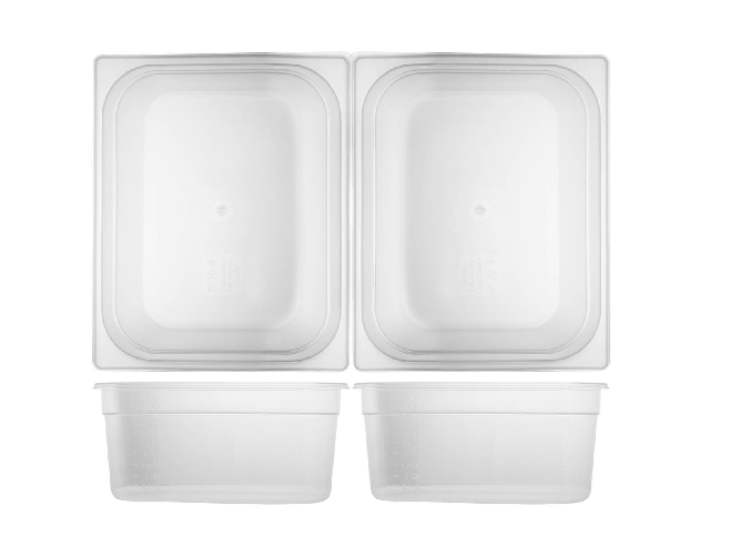Contenitore Gastronorm H&H polipropilene da cm 32x26x15 altezza (1 PEZZO SINGOLO)