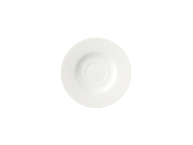 Piattino Per Tazza Caffè Planet In Porcellana Cm11,5, Bianco